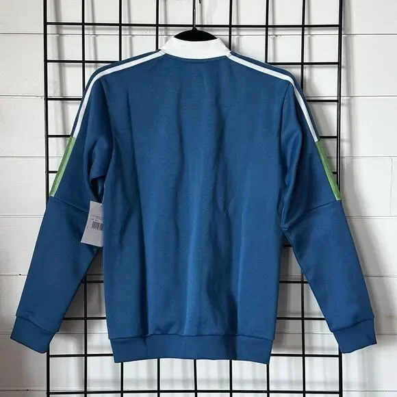 Seattle Sounders Original Sample Full Zip Jacket Size M Green & Blue 3 Stripe NW - Picture 6 of 9